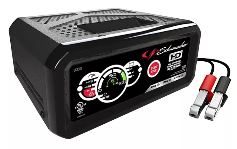 Schumacher SC1306 Battery Charger/Engine Starter, 6 A Continuous, 19.5 A Intermittent Input, 12 V Output