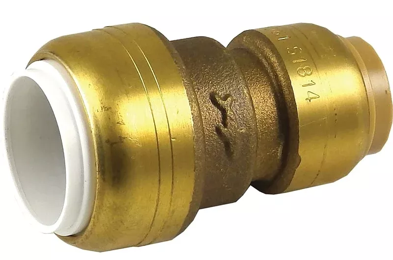 SharkBite UIP4020A Transition Pipe Coupling, 1 in, Brass, SCH 40, SCH 80, SCH 180 Schedule, 200 psi Pressure