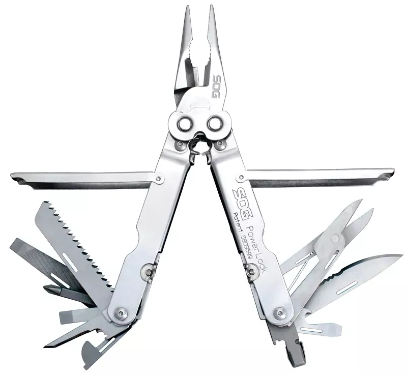 SOG PowerLock Series S60N-CP Multi-Tool, 7 in Open Length
