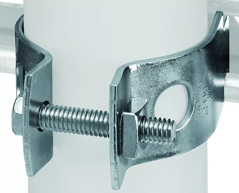 SuperStrut Z702 21/2EG-10 Pipe Clamp, Electro-Galvanized, Steel