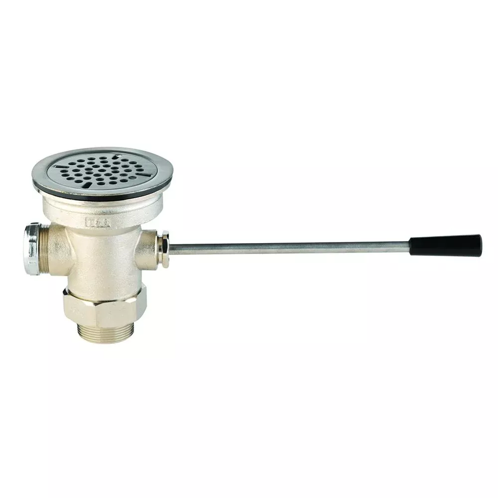 T&S Brass B-3962 Lever Waste Valve, 3" Sink Open