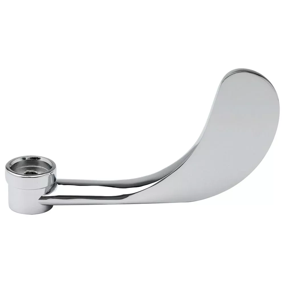 T&S Brass B-WH4H Chrome Plated 4" Wrist Action Handle, Hot Index
