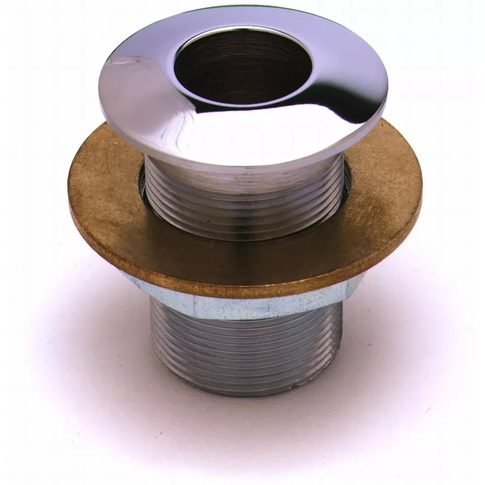 T&S Brass BL-9005-01 Flush Plate Assembly with Crowned Top, Lock Nut And Washer