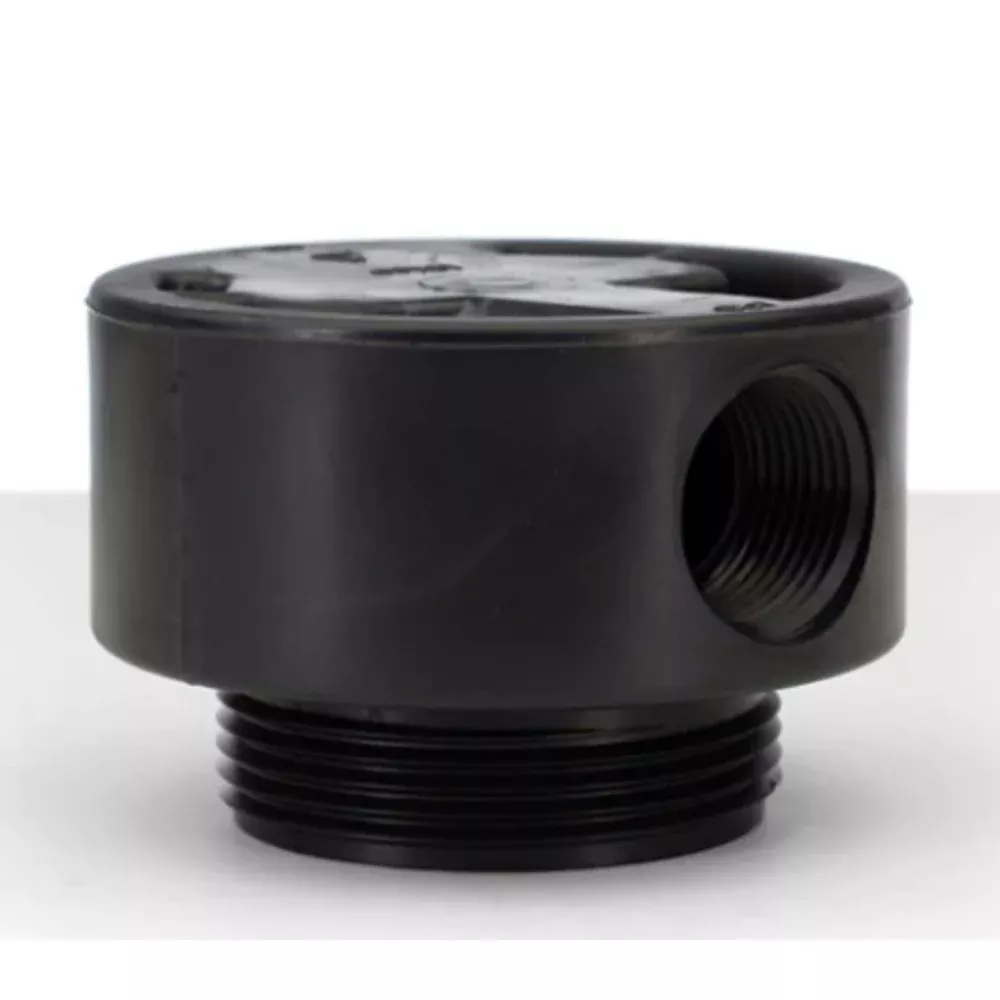 Tank Head for RV Portable Softener, in/out 3/4" NPT 2.5" Thread