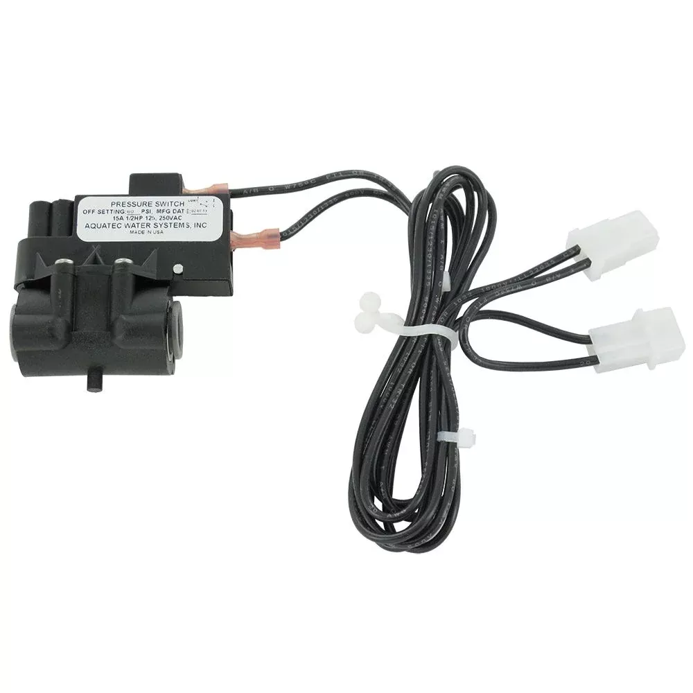 Tank Pressure Shut Off Switch w/Wire Harness - 60 PSI - 1/4" QC