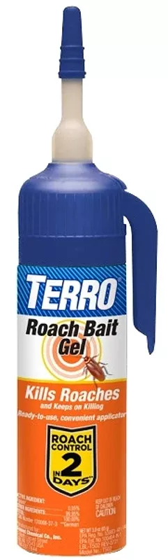 Terro T502 Roach Bait Gel, Gel, Paste, Mildly Sour, 3 oz, Bottle