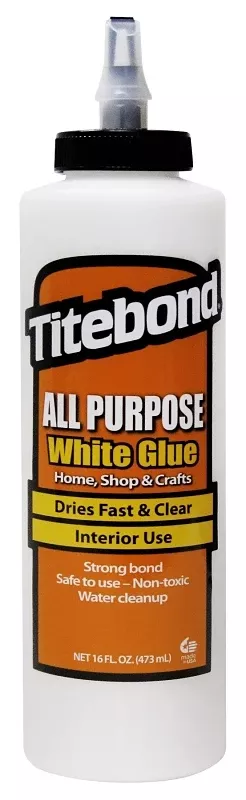 Titebond 5034 All-Purpose Glue, White, 16 oz Bottle