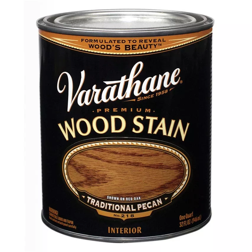 Traditional Pecan Premium Oil-based Interior Wood Stain, Qt.