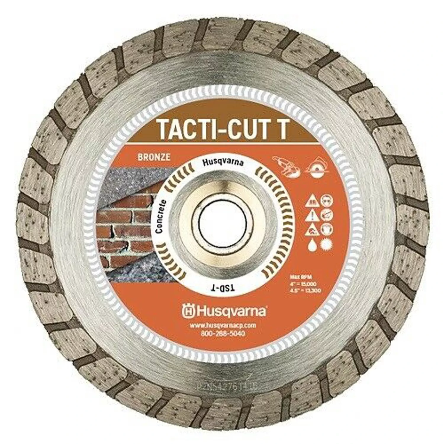 Tsd-t Turbo Rim Diamond Circular Saw Blade, 4 In.