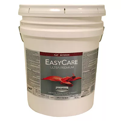 Ultra Premium Exterior Latex Paint, Flat Tint Base, 5-gallon Container