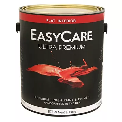 Ultra Premium Interior Latex Paint & Primer, Black Flat, 1 Gallon