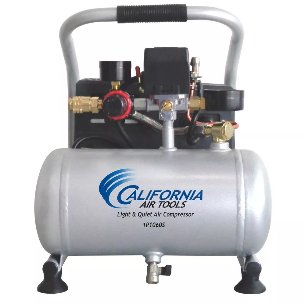 Ultra Quiet Portable Air Compressor With Panel, 56 Db, 1 Gallon