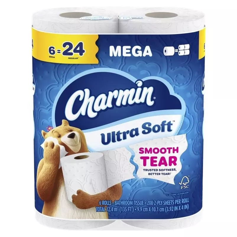 Ultra‑soft 2‑ply Bathroom Tissue – Extra‑soft, High‑absorbency Roll (08808)