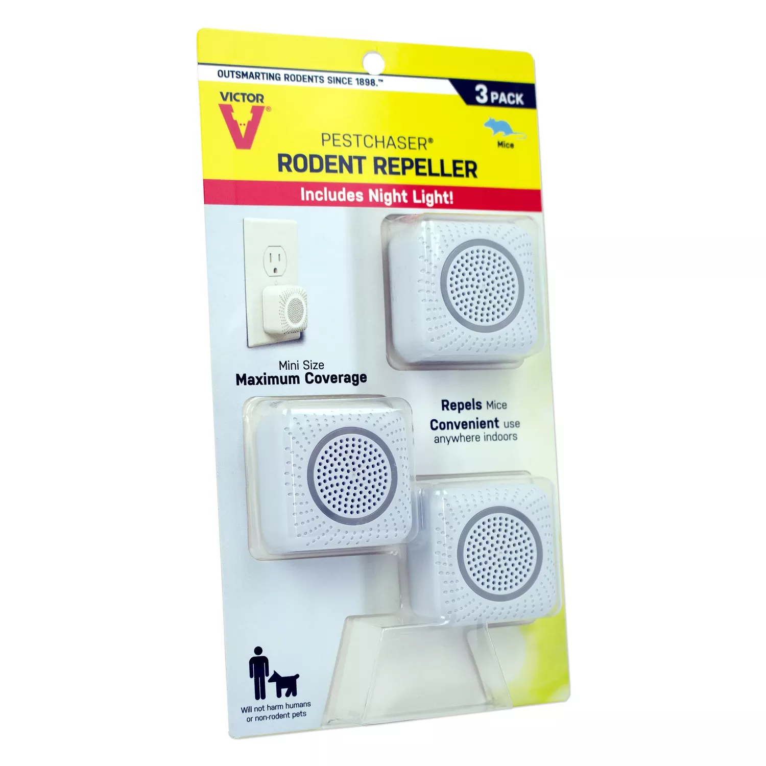 Ultrasound Rodent Pest Chaser, Mini, 3-pk.