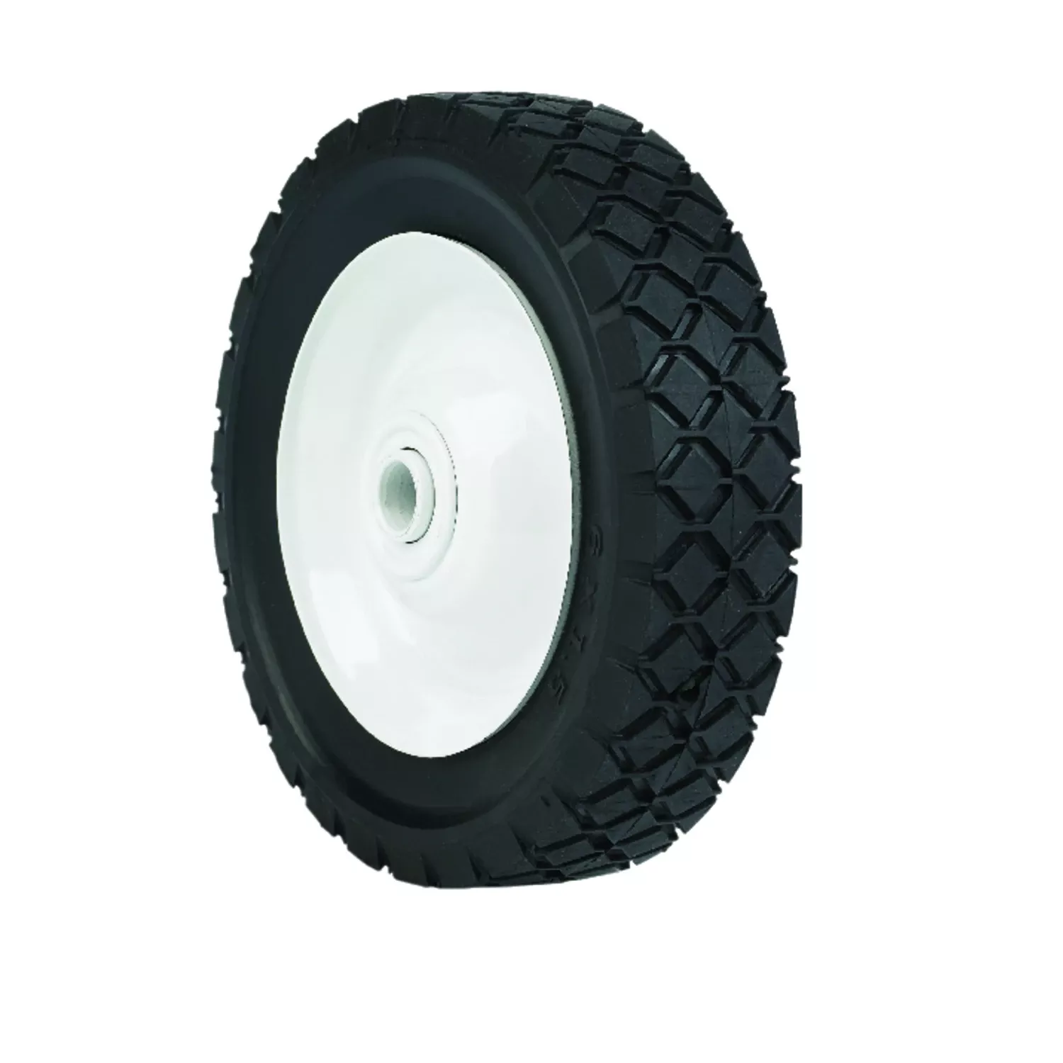 Universal Offset Hub Replacement Lawn Mower Wheel, Steel, 6 In.