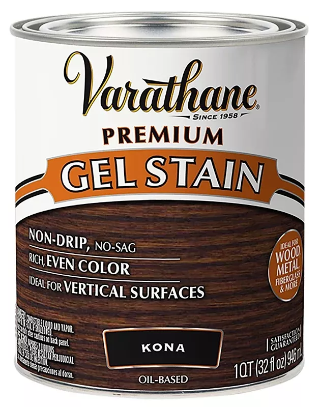 Varathane 358174 Gel Stain, Kona, Liquid, 1 qt