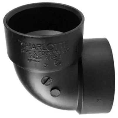 Vent Ell, 90 Degree, Abs/dwv, 3-in.