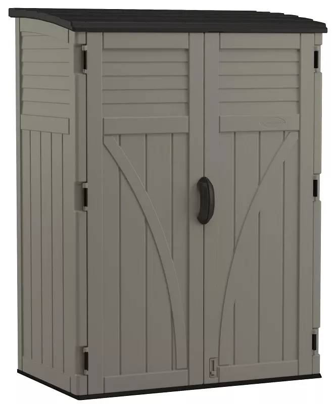 Vertical Storage Shed, Gray, 54-cu. Ft.