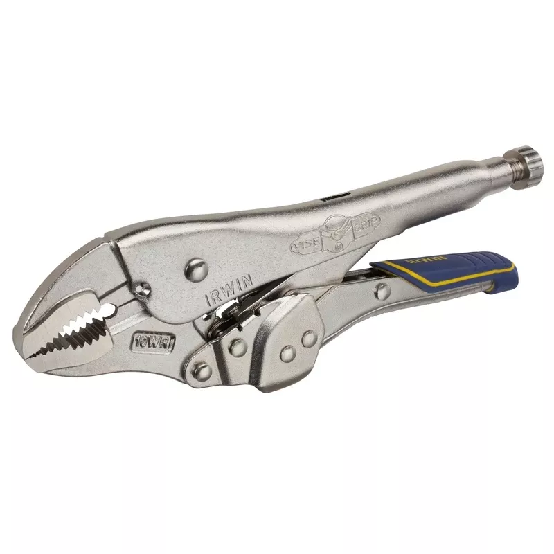 Vise-grip Locking Pliers With Cutter, Curved Jaw, 10 In.