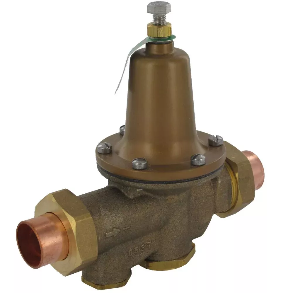Watts 25AUB Pressure Regulator 3/4" Solder Double Union