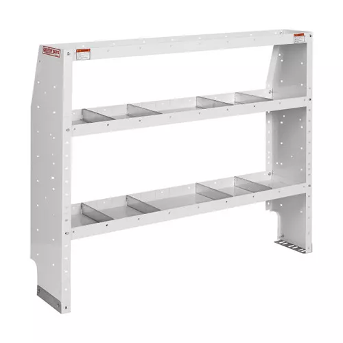 Weather Guard 9355-3-03 Adjustable 3 Shelf Unit - 13 1/2x52x44
