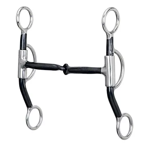 Weaver™ All Purpose Bit with 5" Sweet Iron Snaffle Mouth and Copper Inlay