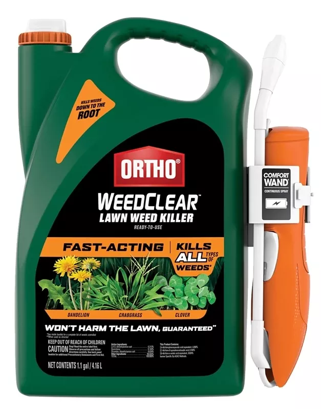 Weedclear Lawn Weed Killer, North, Ready-to-use, 1.1 Gallon