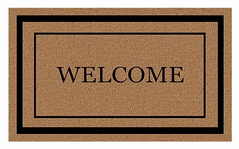 Welcome Mat, Vinyl Back, 18 X 30-in.