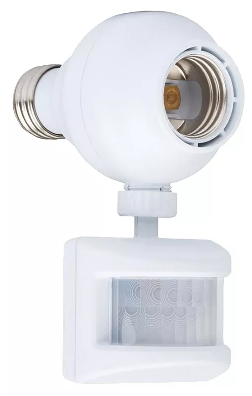 Westek OMLC163BC Motion Activated Light Control, 120 V, Motion Sensor, 180 deg Sensing, 30 ft Sensing, White