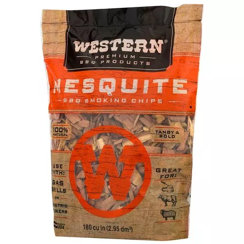 Western Mesquite BBQ Cooking Chunks (180 cubic inch bag)