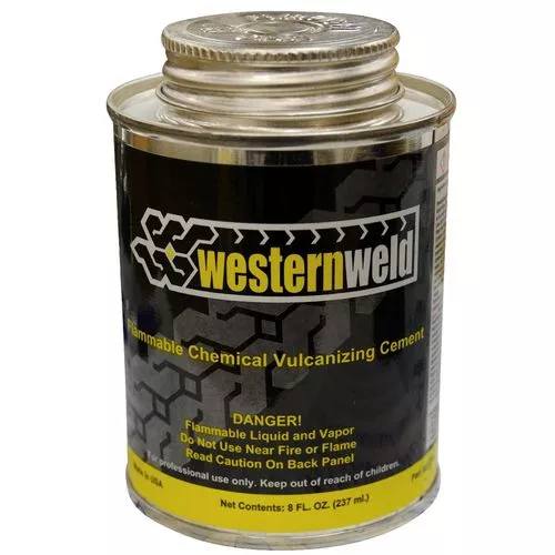 Western Weld Fast Dry Clear Chemical Vulcanizing Cement (8 oz.)
