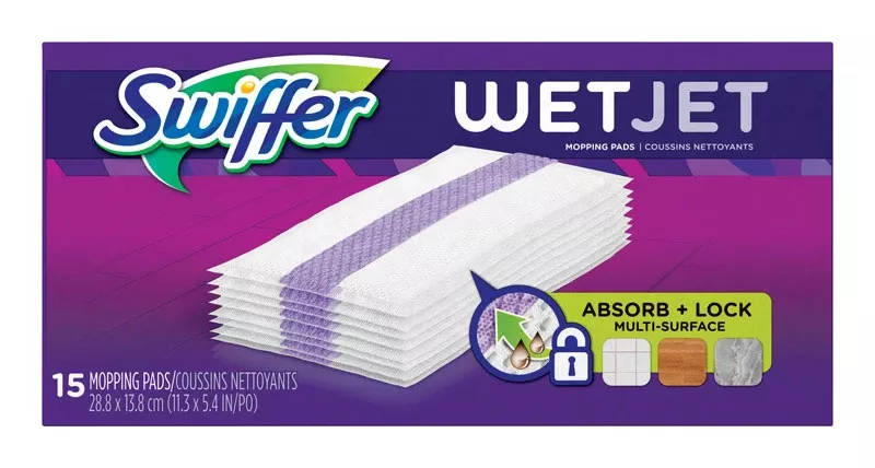 Wet Jet Refill Pads, 15-ct.
