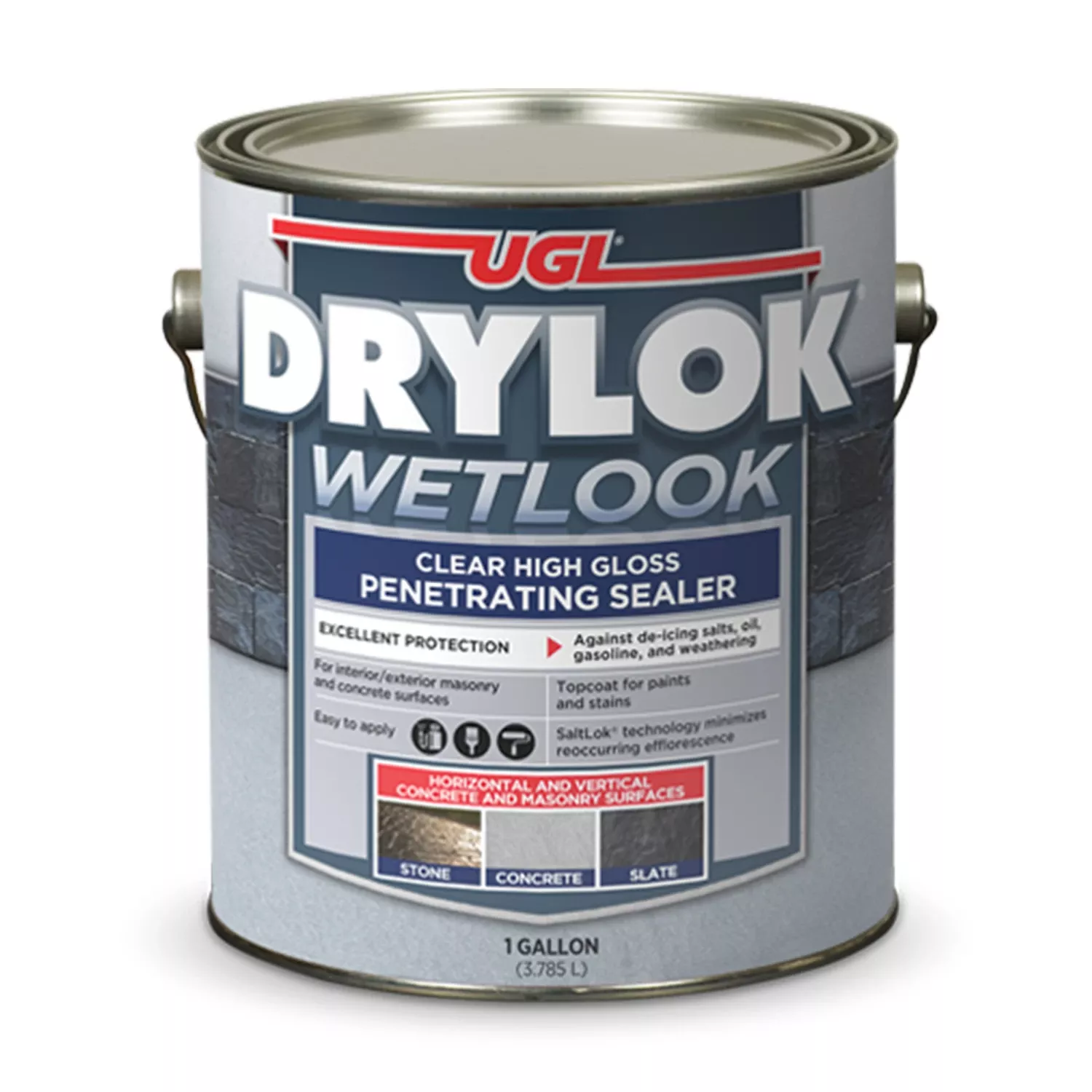Wetlook High Gloss Sealer, Clear, Gallon