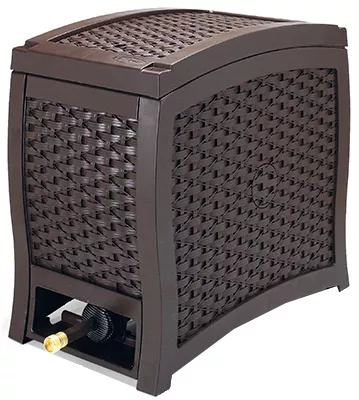 Wicker Hose Reel, Aquawinder Touch & Go™ Auto-rewinder,125-ft.