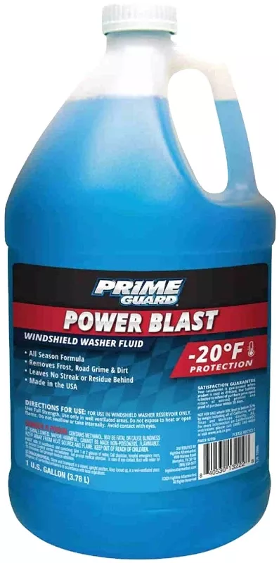 Windshield Washer Fluid, -20 F Degrees, 1 Gallon