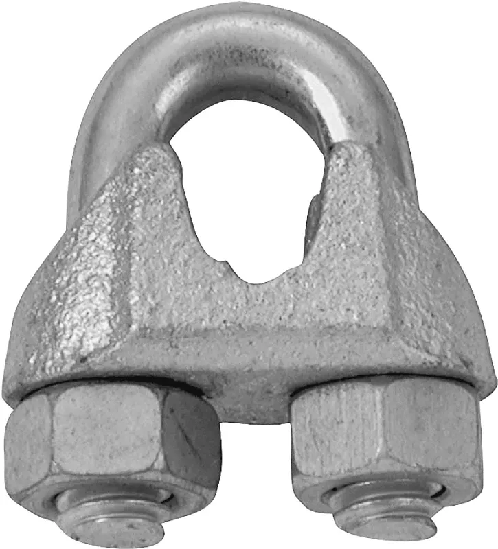 Wire Rope Clip, Galvanized, 5/8-in.