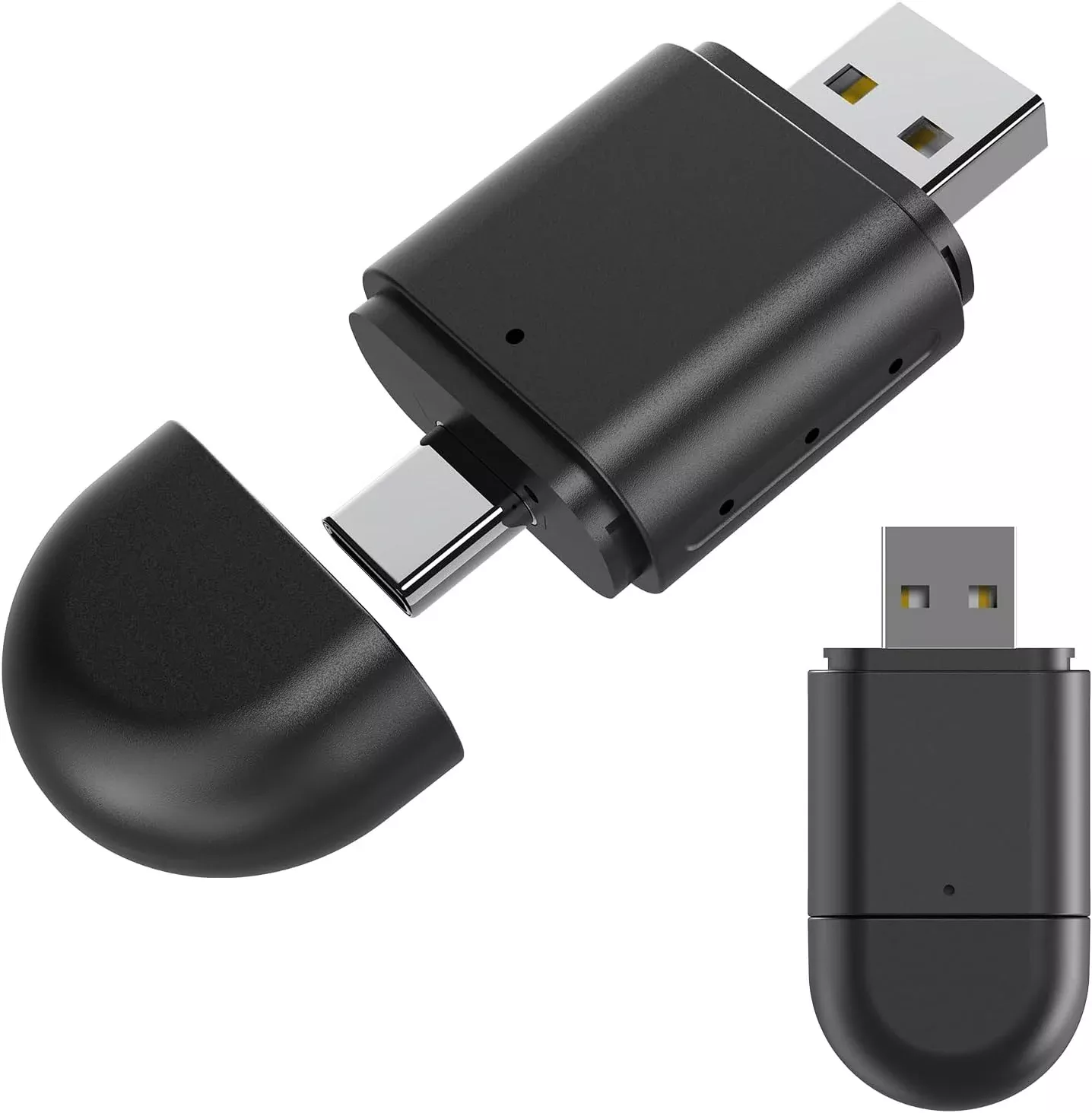 Wireless Carplay Adapter for iPhone Wireless Apple Android Car Mini USB/Type-C Plug and Play Bluetooth WiFi Fast Connection Carplay Adapter