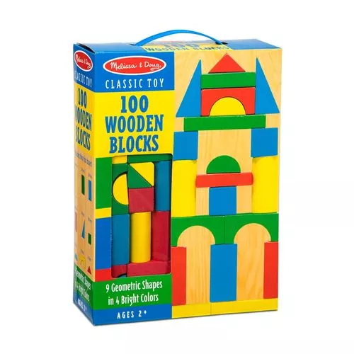 Wood Block Set 100 Piece 2+ Melissa & Doug