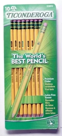 Wooden #2 Pencils, Sharpened, 10-ct.