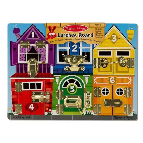 Wooden Latches Board 3+ Melissa & Doug