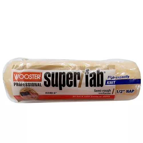 Wooster 9" Roll Cover, 1/2" NAP, Semi-Rough
