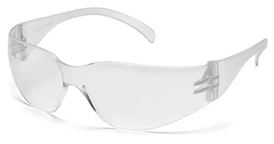 Wraparound Safety Glasses, Close-fit, Clear
