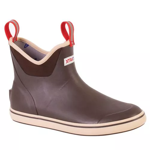 XTRATUF 6" Men's Ankle Deck Boot, Brown/Tan, 13