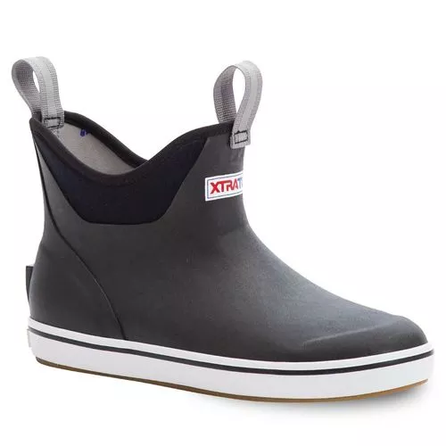 XTRATUF 6" Women's Ankle Deck Boot, Black, 7