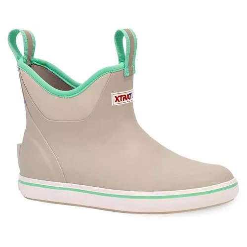 XTRATUF 6" Women's Ankle Deck Boot, Gray, 7