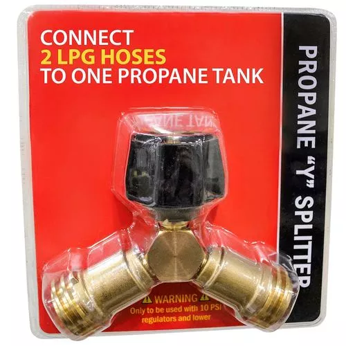 Y Connector for LP Gas Cylinder