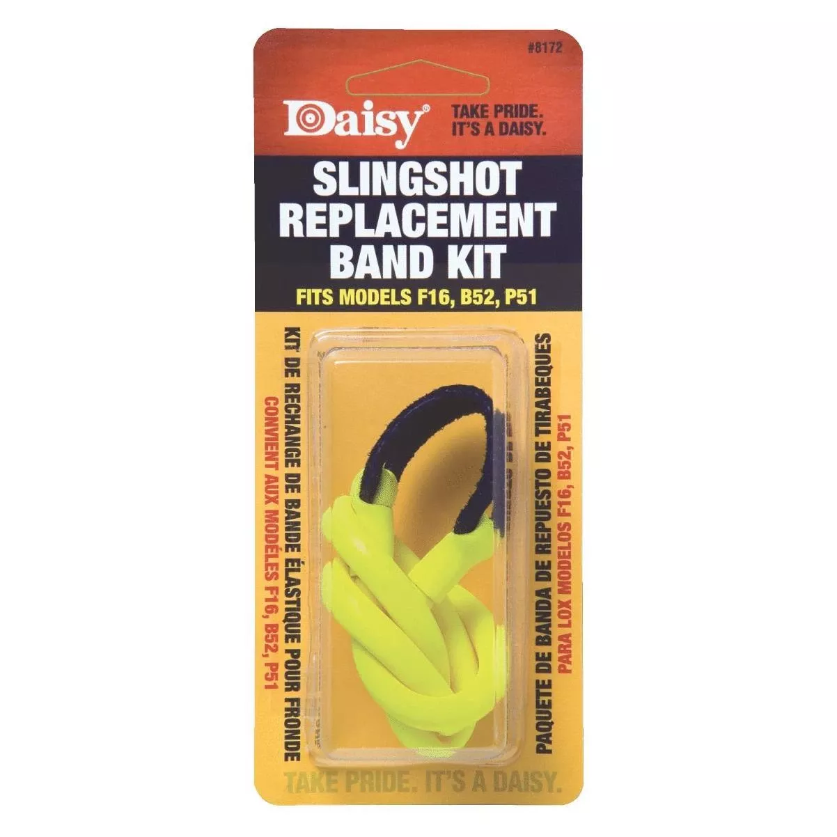 Yellow Slingshot Replacement Assembly Bands For Model F16, B52, P51