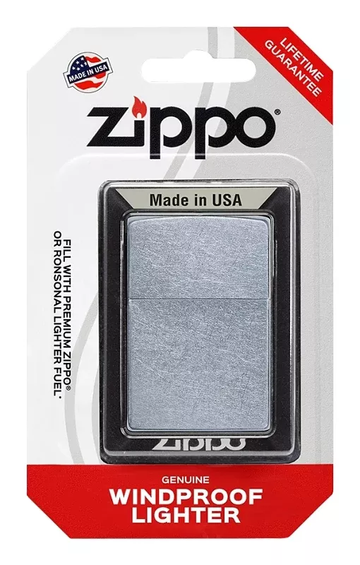 Zippo WM36PPK Pocket Lighter, Metal, Brushed Chrome, Pack of 6